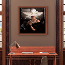 5D DIY Diamond Drawing Miss Bowler Hat Kits Full Square Drill Wall Decor Crafts