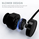 #A Portable Neck Fan Adjustable Wind Angle Cooling Fan for Outdoor Sports Travel