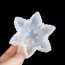 Shape Accessories Christmas Crystal Mold Big Snowflake Silicone Mould Clay Tool