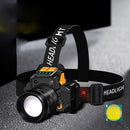 Rechargeable Sensor LED Headlamp Zoom Fishing Headlamp Running Head Torch