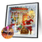 5D Full Round Drill Drawing Picture Santa Diamond Painting Living Room Ornament