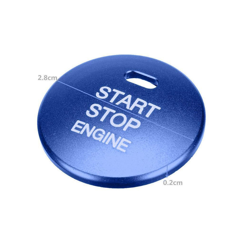 Engine Start Stop Push Button Cover Trim for Mazda 3 Axela CX-3-4-5 (Blue) Newly