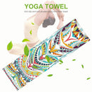 Portable Double Layer Printed Yoga Towel Quick Drying Pilates Towels (A) Newly