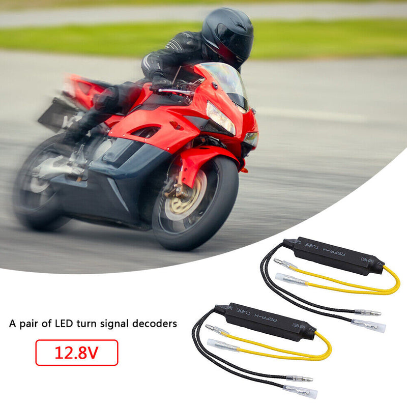 1 Pair Motorcycle Indicator Turn Signal Decoder LED Light Load Resistor Flasher