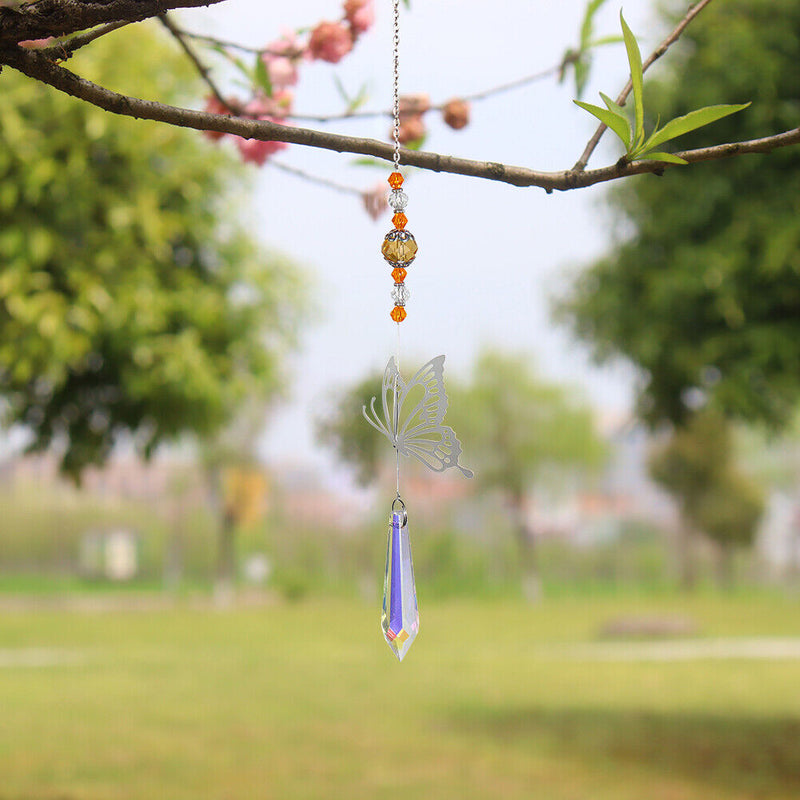 Crystal Windchimes Light Catching Hanging Pendant Light Catcher Jewelry (2)