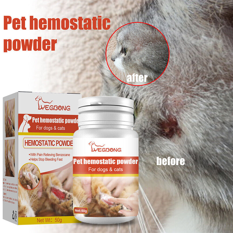 #A Safety Hemostatic Powder Broken Injury Dog Cat Stop Bleeding Powder Pet Produ