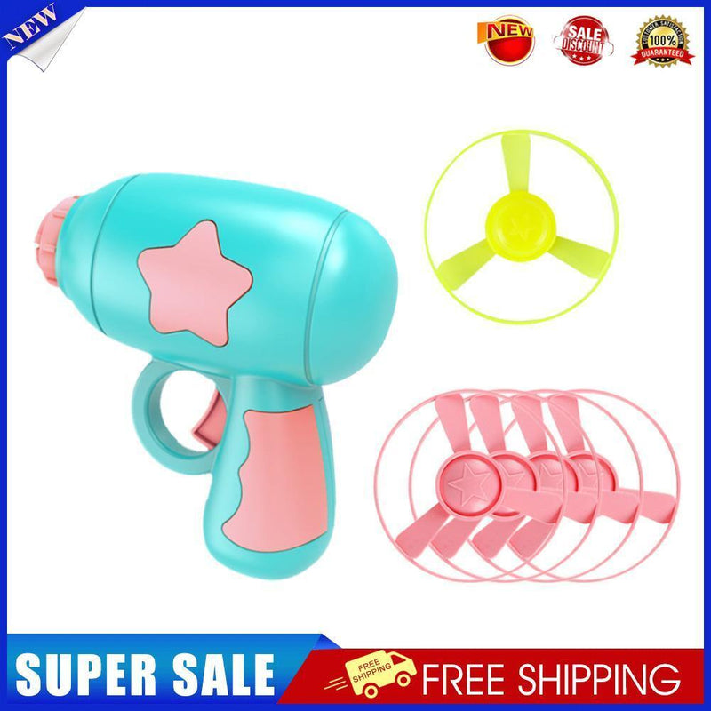 Cats Interactive Toys Flying Saucer Luminous Dragonfly Disc (Light Blue)