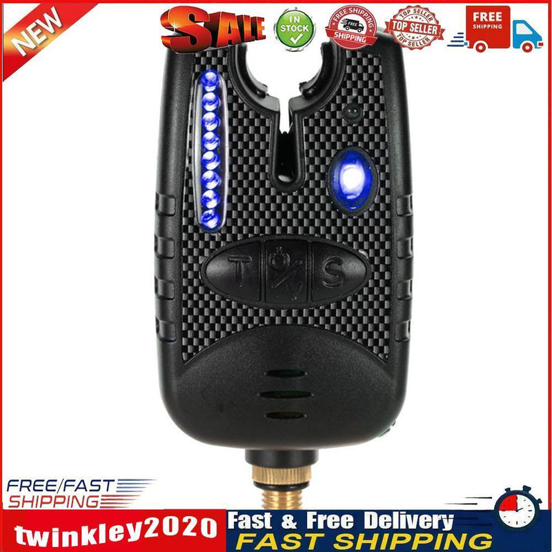Multifunction Fishing Alarm 8 LED Fishing Alerts for Fishing Rod (Blue) Newly