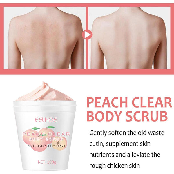 Peach Body Exfoliating Creams Whitening Acne Deep Cleaners Body Scrubs yuq L1L0