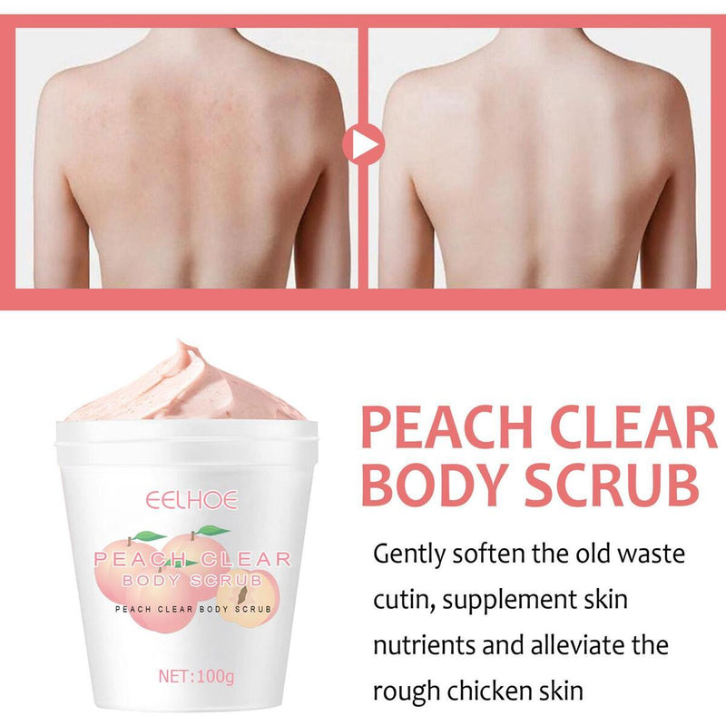 Peach Body Exfoliating Creams Whitening Acne Deep Cleaners Body Scrubs yuq L1L0