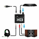 Optical Coaxial Digital to Analog Audio HiFi Headphone Converter Amplifier Newly