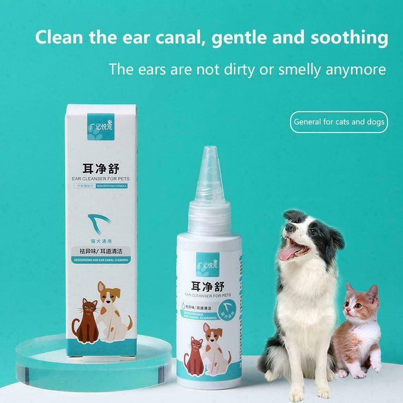 Cat Ear Wash Liquid Ear Drops Dog Ear Cleaning Liquid Ear Oil Wash Water V9S3
