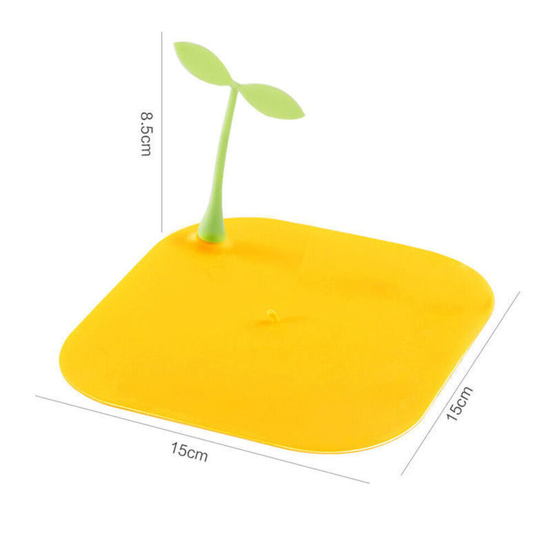Cute Sprout Bean Seal Cover Prevent Stench Kitchen Sink Plug Sink Water Sto