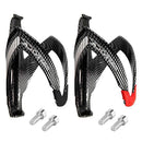 Bicycle Water Bottle Holder Road Bike Fiber Glass Drink Kettle Cage (Red)