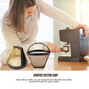 Reusable Coffee Filters - Cone Coffee Filters Basket Permanent Coffee Filte