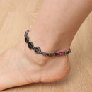 Metabolism Jewelry Gift Magnetic Therapy Anklet for Women Men Hematite Anklet