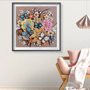 5D DIY Flower Grass Partial Special Shape Rhinestone Drawing Kit for Home