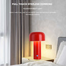 #A Mushroom Shaped Table Lamp Metal Rechargeable Bedside Desk Decorative Lights