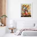 Canvas Painted Oil Paint By Numbers Bird Animal DIY Wall Art Bedroom Home Dec