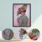 Diamond Paint Partial Special Drill Top Hat Lady Rhinestone Picture (Y071) Newly