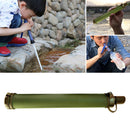 Camping Filter Water Purifier Outdoor Wild Life Emergency Tool (Army Green)