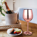 500ml Metal Red Wine Glass Stainless Steel Cocktail Juice Drink Cup Party Goblet