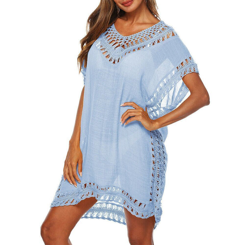 Women Beach Swimsuit Swimwear Summer Bikini Cover Up Sarong Beach Dress