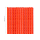 Spoke Reflector 12 Pieces MTB Bike Wheel Spoke Reflective Strips (Orange)