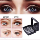 8pcs False Eyelashes Extension Long False Eyelash Set with Mirror for Girls