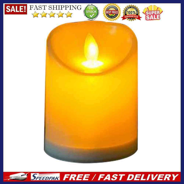 Flameless LED Candle Light Flickering Wedding Home Party Decor (7.5x10cm)