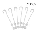 50pcs Plant Grape Vines Support Clips Trellis Fruit Cherry Tomato Ear Hook Newly