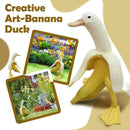 Creative Art-Banana Duck Statue Peeled Banana Duck Art Garden DecoraNEW G3U8