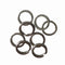 Powlance Stainless Steel Fishing Split Rings, 200-Count