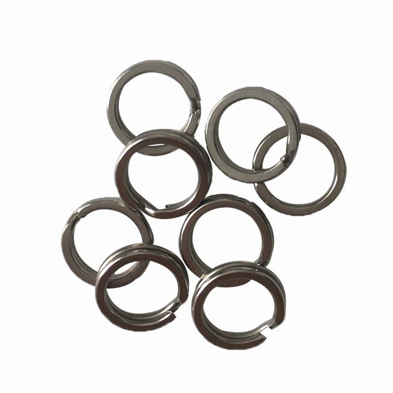Powlance Stainless Steel Fishing Split Rings, 200-Count