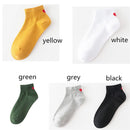 Ankle Socks Solid Color Korea Japanese Style Love Heart Cotton Sock Women Socks