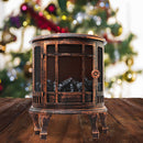 Retro Night Light LED Fireplace Battery USB Powered Christmas Party Ornaments