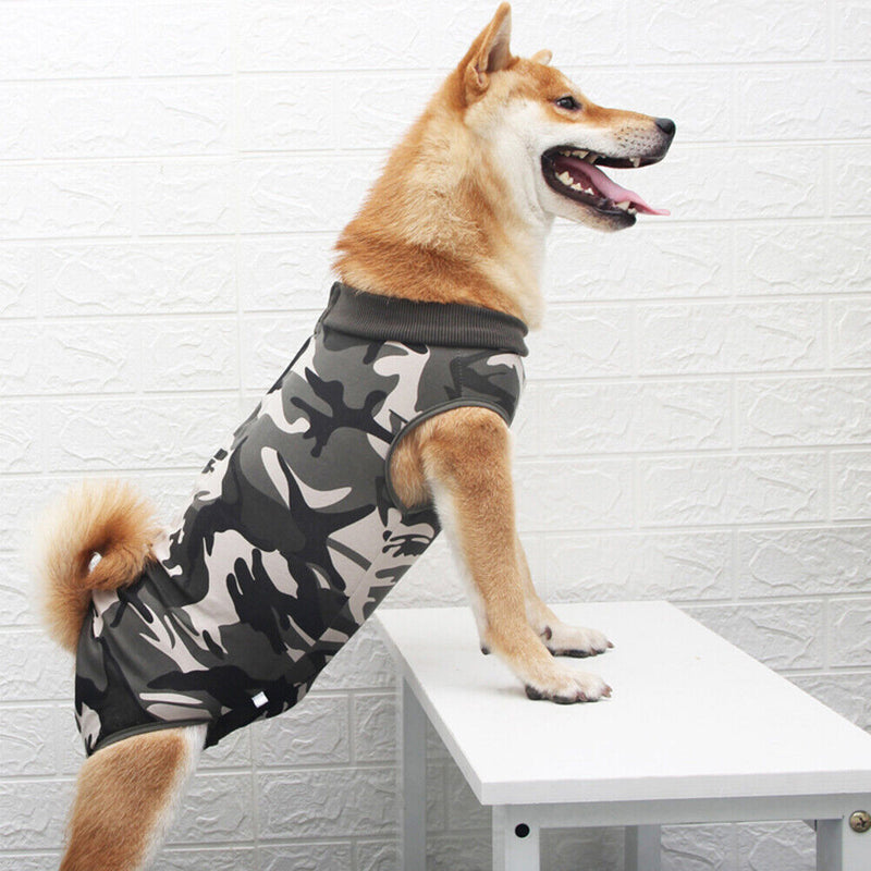 #A Camouflage After Surgery Suits Soft Physiological Clothes Anti Bite Pet Sup
