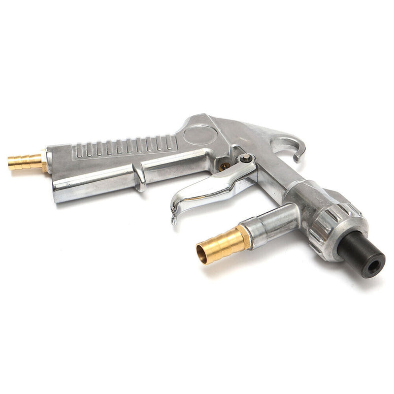 Sandblaster Air Siphon Feed Blast Gun with 1 Metal + 4 Ceramic Nozzle Tips Newly