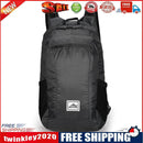 20L Large Waterproof Folding Climbing Backpack Bags Travel Rucksack (Black)