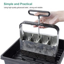 Manual Quad Soil Blocker Mini 4 Hand Held Soil Block Maker for Seedlings Newly