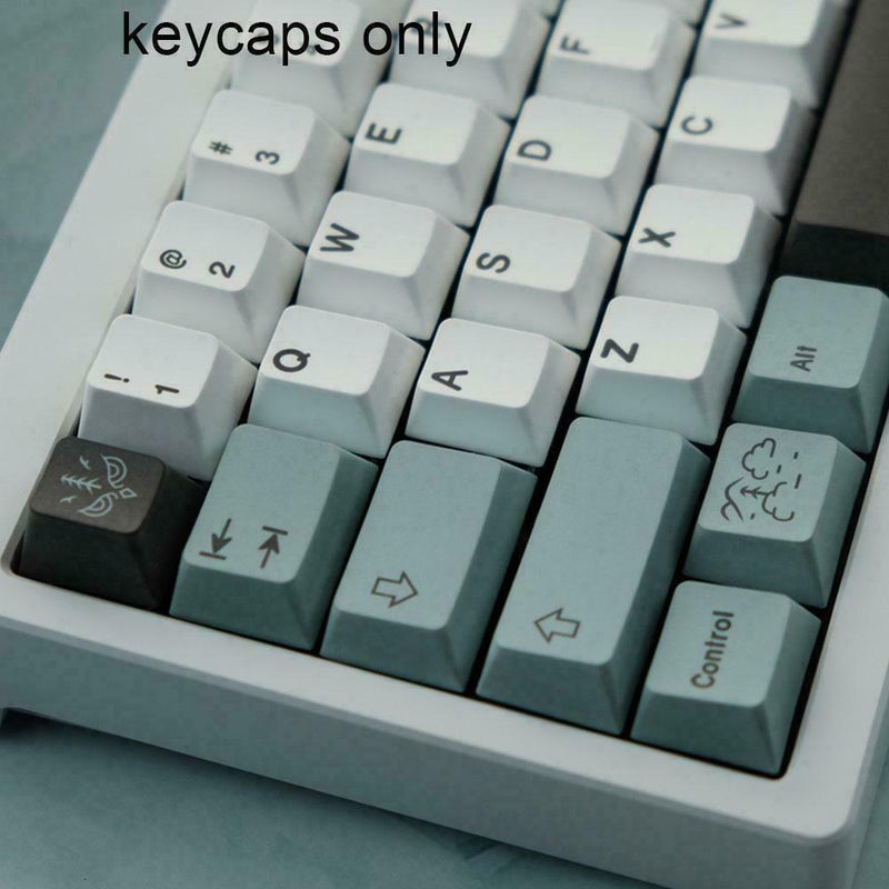 PBT November Fog Keycaps Gmk Keycap Profile Dye-sub For CHERRYs Gk616468 V1U3