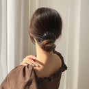 Bird Nest Retractable Girls Headwear Clips Claw HairPins Tail Hair Bun Holder