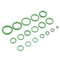 270pcs 18 Sizes HNBR O Rings Rubber Air Conditioning Seal Ring Set (Green) Newly