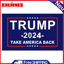 Donald Trump Flag Banner America 2024 Voting for Outdoor Yard Bunting 90x150cm