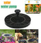 Solar Powered Floating Fountain Water Pump Spray Aquarium Garden Pool Pond