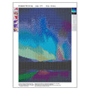 5D DIY Aurora Full Drill Round Diamond Painting Embroidery Cross Stitch Kit