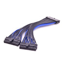 24Pin ATX 1 to 2 Power Supply Extension Cable PSU Male to Female Y Splitter