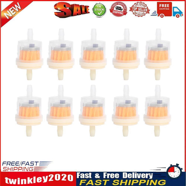 10pcs/lot Universal Car Oil Filter Petrol Gas Gasoline Liquid Fuel Filter Newly