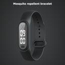 Q2 Ultrasonic Mosquito Repellent Watch Anti Pest Bug Drive Bracelet (Black)