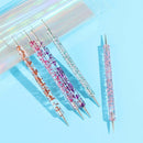 DIY Professional Marbleizing Dotting Pen Painting Nail Art Manicure Tools